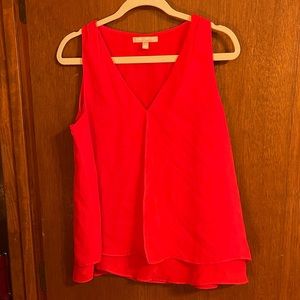 Red Flowy Tank